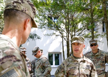1ID deputy commanding officer visits Biedrusko Training Area