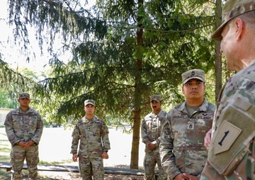 1ID deputy commanding officer visits Biedrusko Training Area