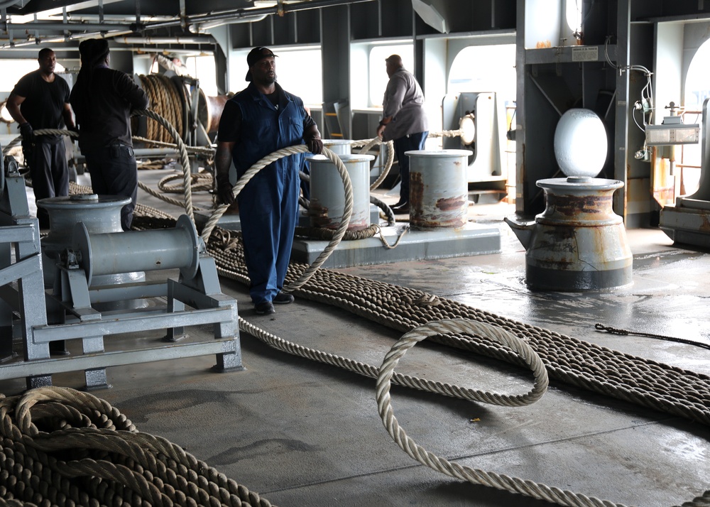 USNS Medgar Evers (T-AKE 13) Underway