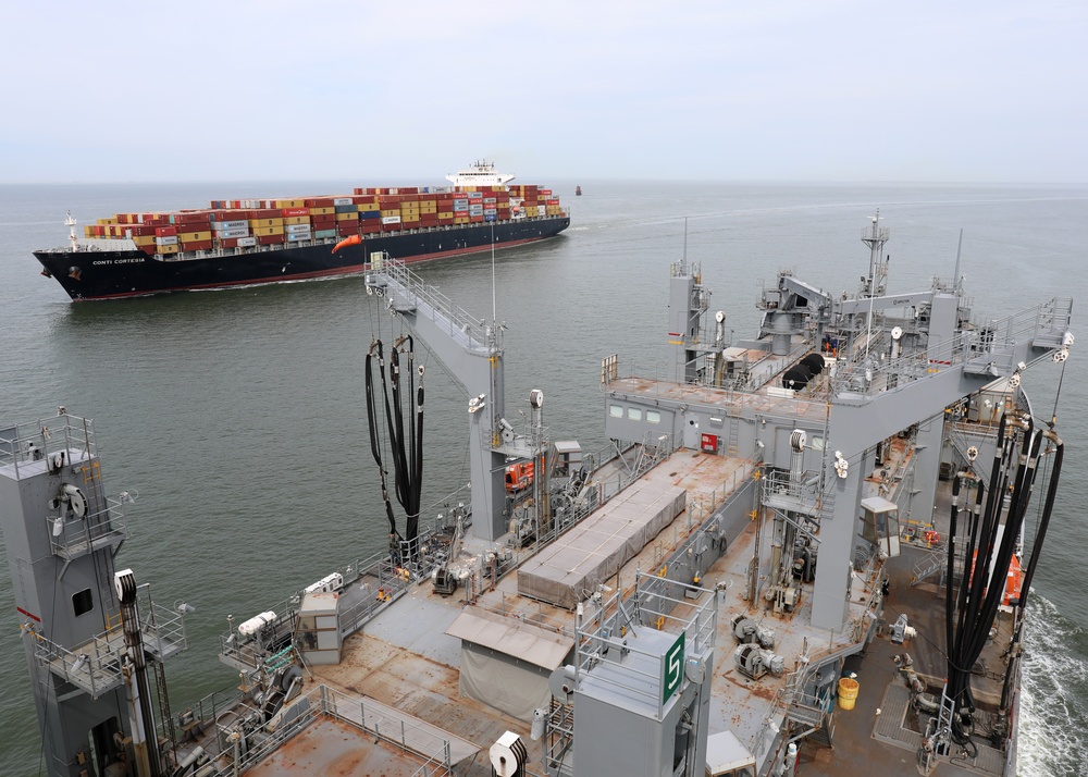 USNS Medgar Evers (T-AKE 13) Underway