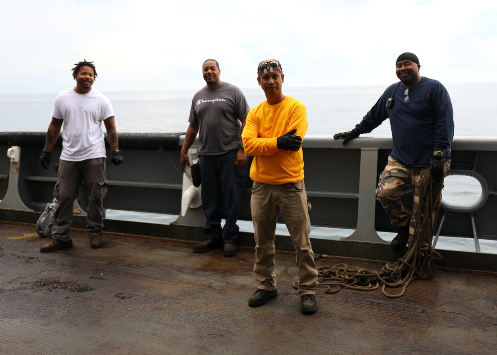 USNS Medgar Evers (T-AKE 13) Underway