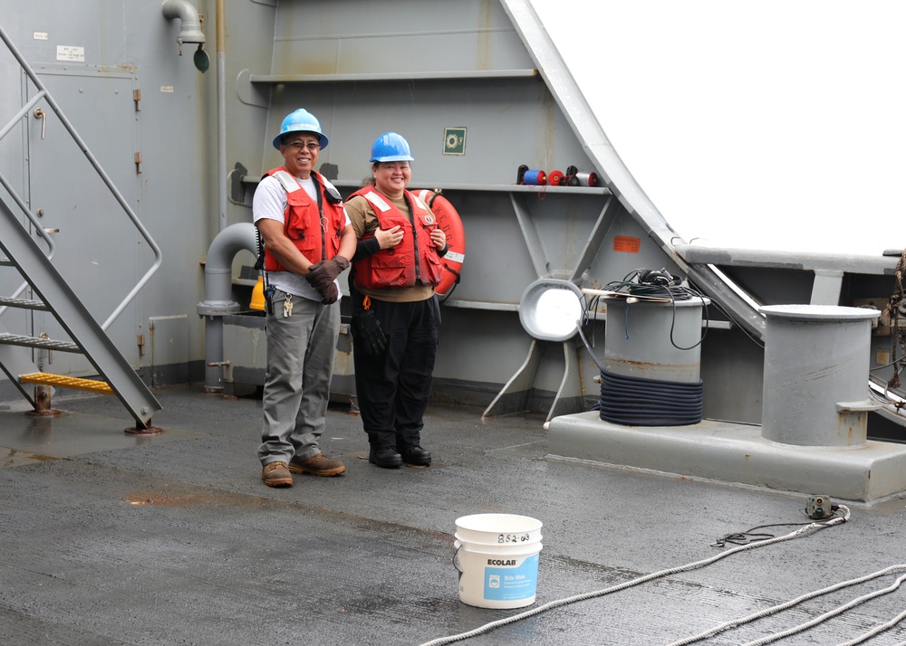 USNS Medgar Evers (T-AKE 13) Underway