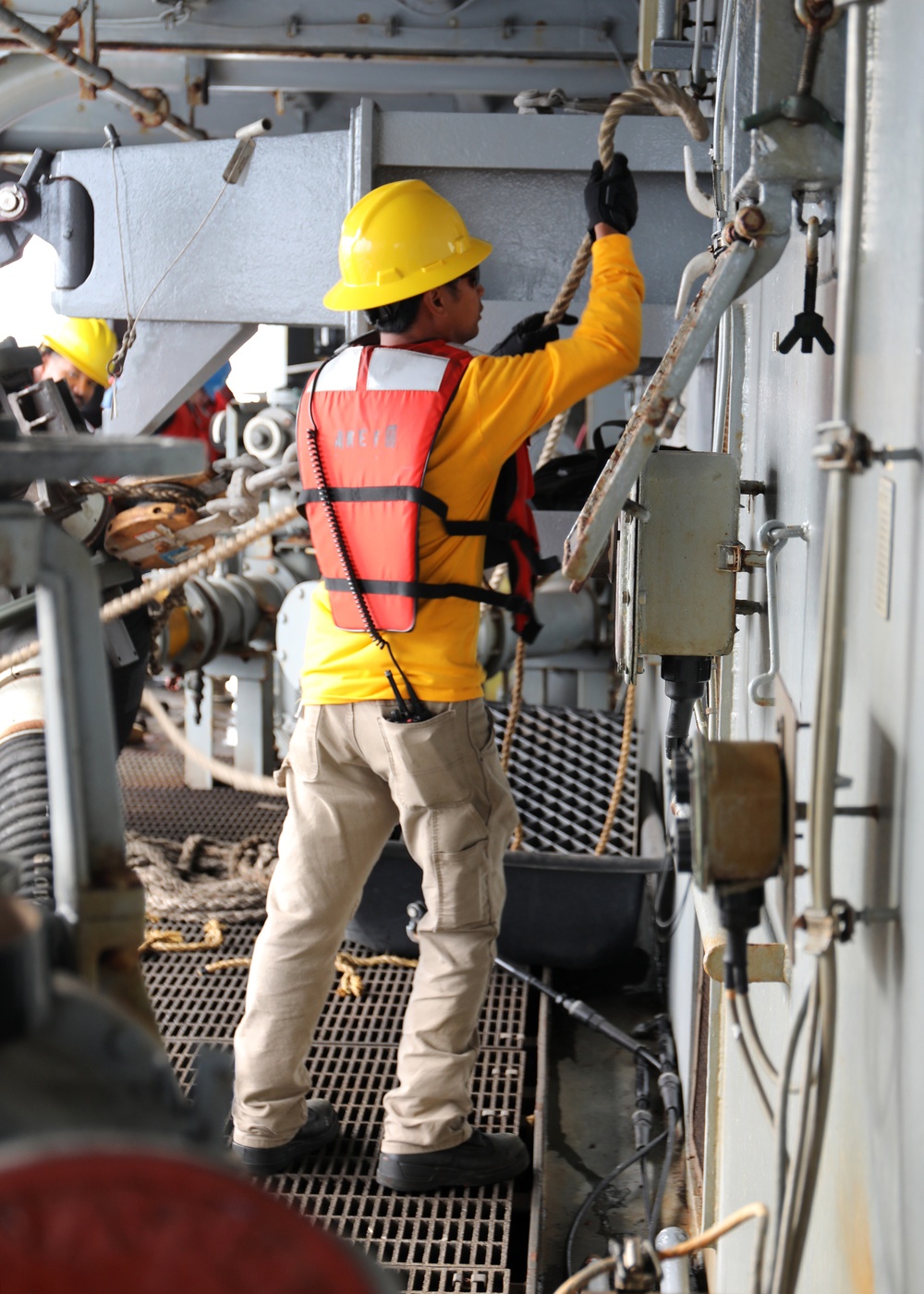 USNS Medgar Evers (T-AKE 13) Underway