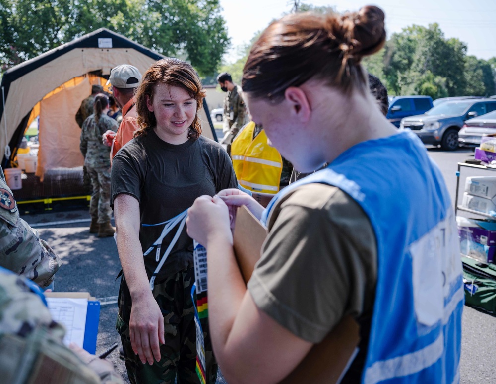 Chemical hazard exercise tests Barksdale’s medics