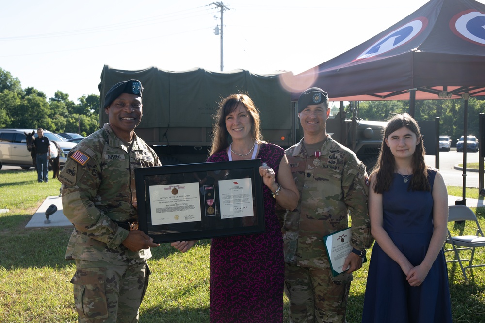 1st TSC STB change of command