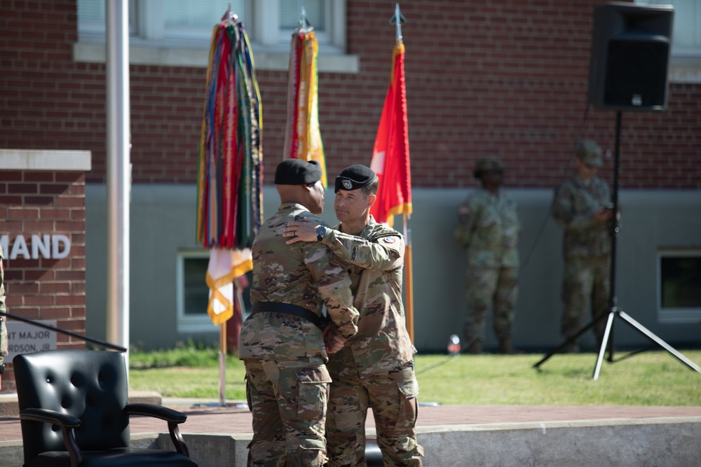 1st TSC STB change of command