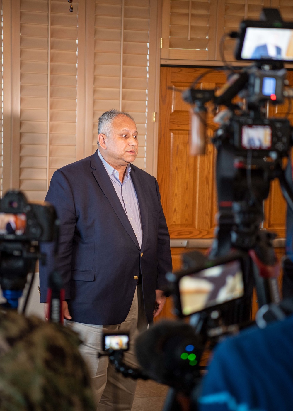 SECNAV Meets with Partner-Nation News Media