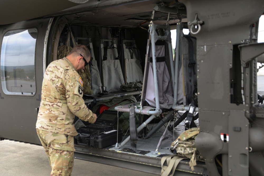 PA Army National Guard, 28th Combat Aviation Brigade prepares for a flight training exercise