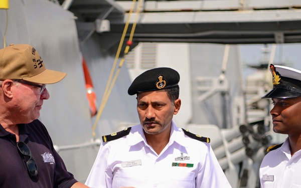 NSWC Corona Technicians install ITU BLOS tracker systems for RIMPAC 2022