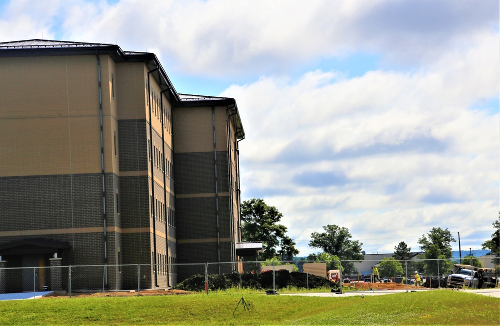 Fort McCoy’s fiscal year 2020-funded barracks project stands at 95 percent complete