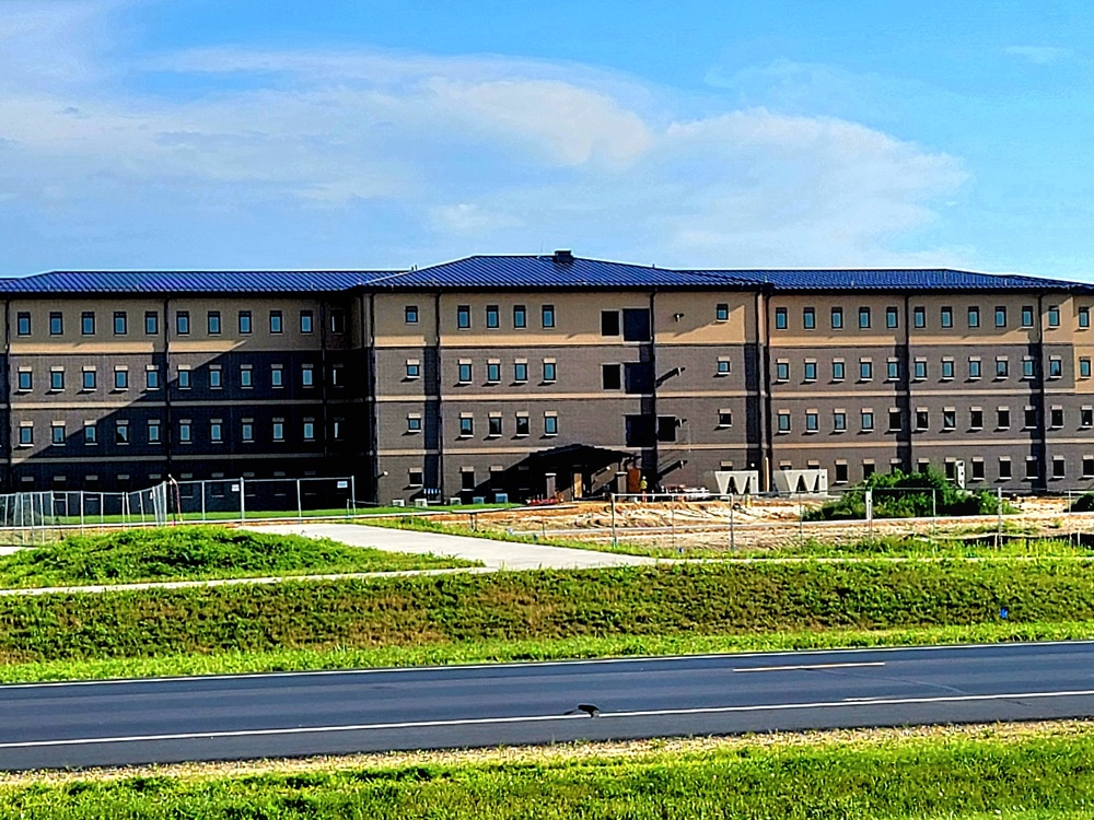 Fort McCoy’s fiscal year 2020-funded barracks project stands at 95 percent complete
