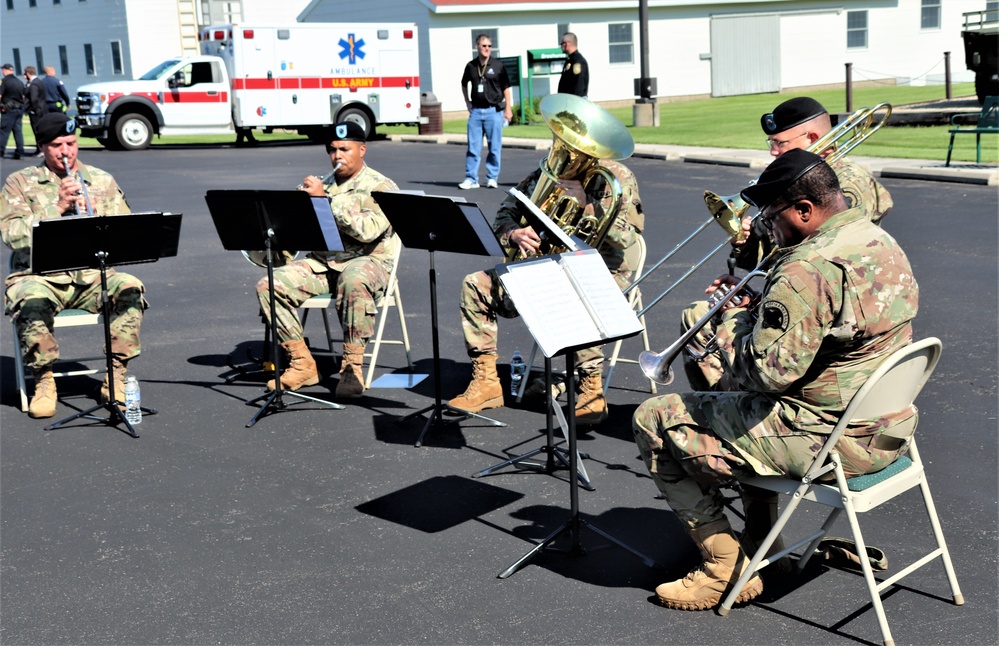 204th Army Band plays during Fort McCoy Garrison Change of Command ceremony