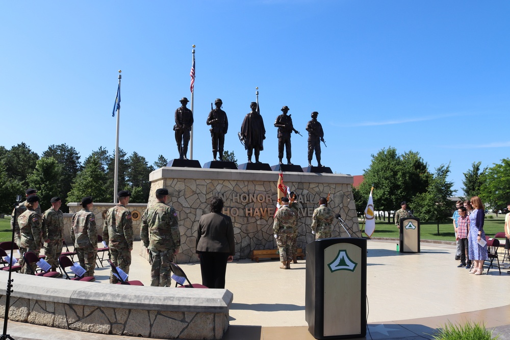 National Anthem at 2022 Fort McCoy Garrison Change of Command Ceremony