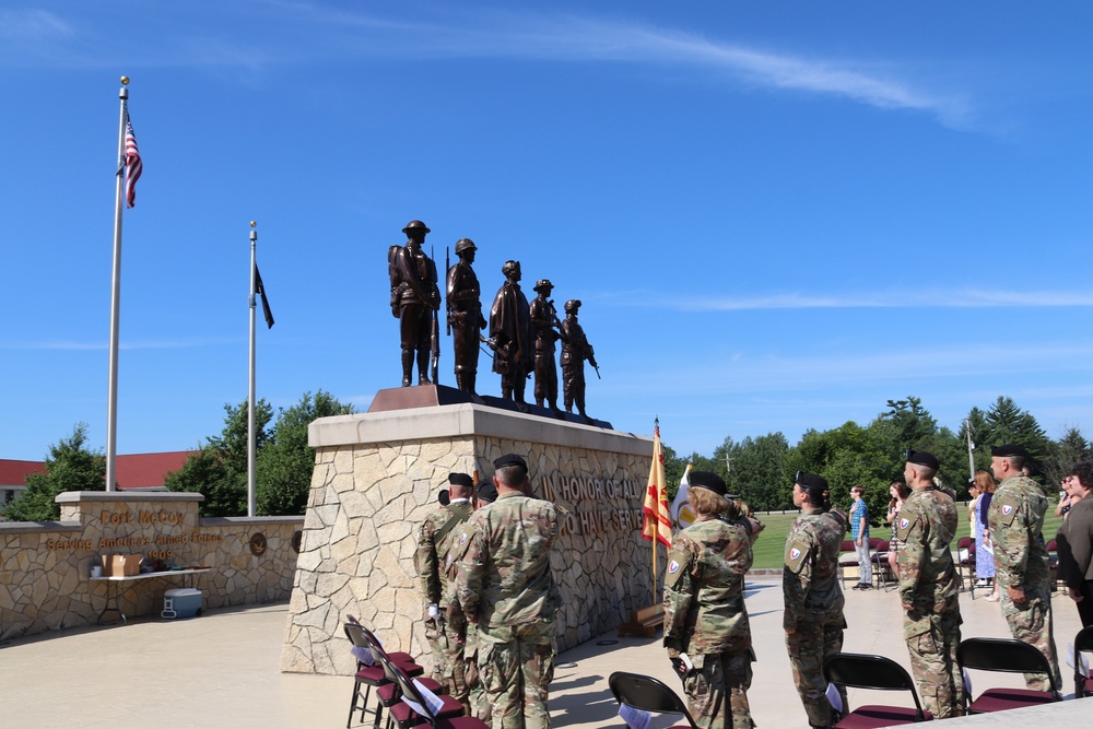 National Anthem at 2022 Fort McCoy Garrison Change of Command Ceremony