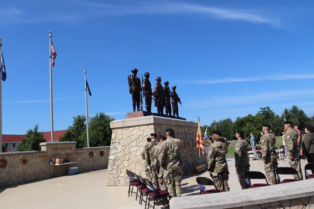 National Anthem at 2022 Fort McCoy Garrison Change of Command Ceremony