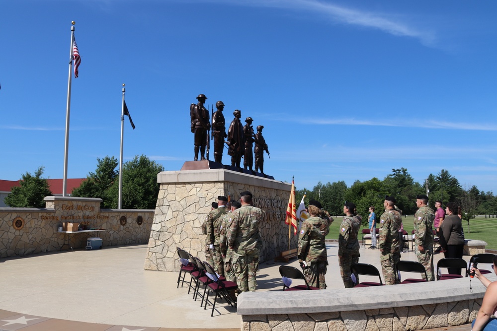 National Anthem at 2022 Fort McCoy Garrison Change of Command Ceremony