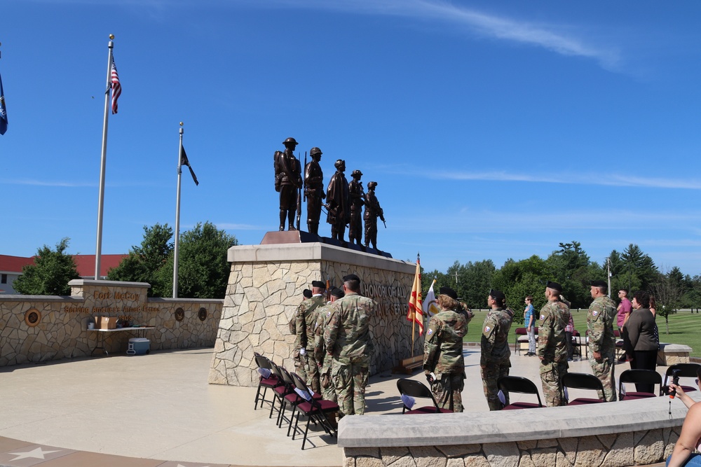 National Anthem at 2022 Fort McCoy Garrison Change of Command Ceremony