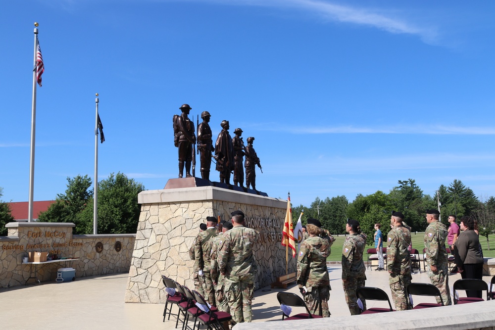 National Anthem at 2022 Fort McCoy Garrison Change of Command Ceremony