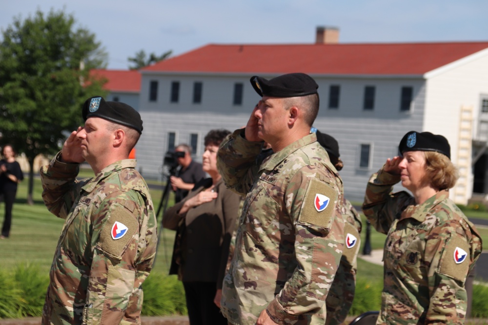 National Anthem at 2022 Fort McCoy Garrison Change of Command Ceremony