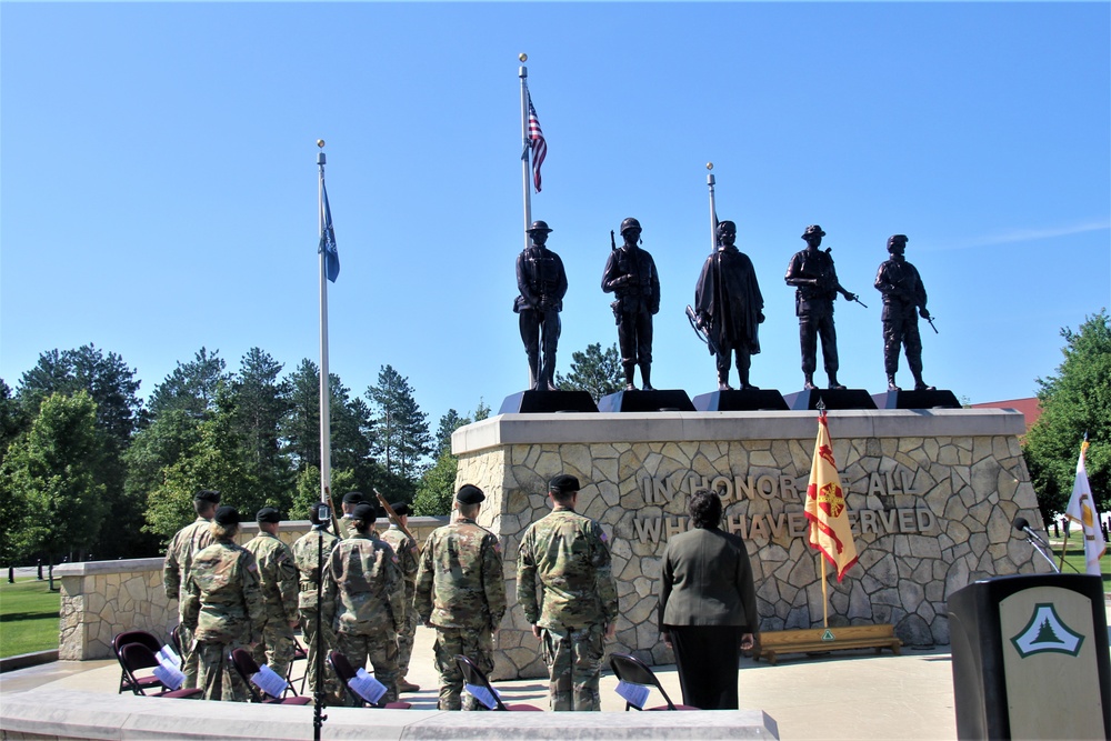National Anthem at 2022 Fort McCoy Garrison Change of Command Ceremony