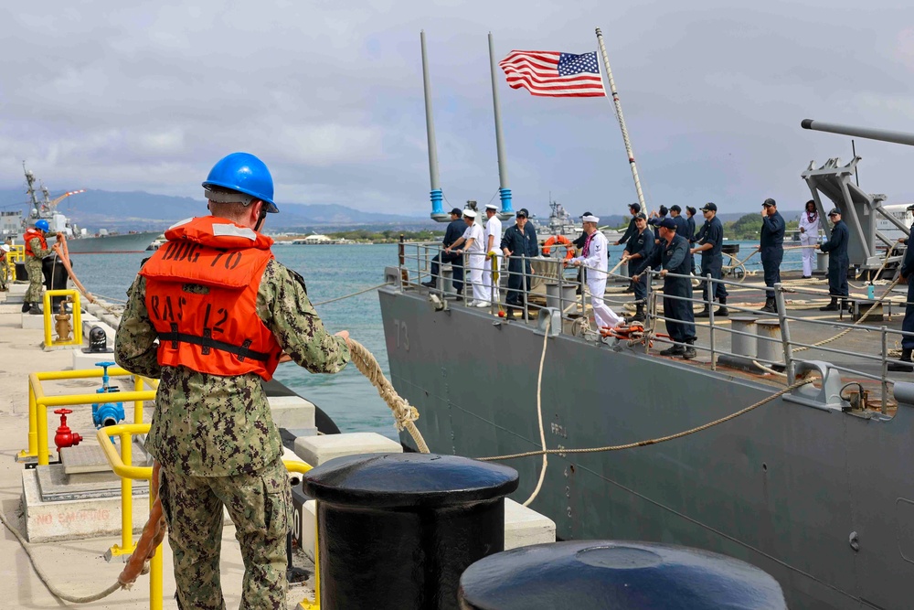 Homecoming, USS Port Royal, Joint Base Pearl Harbor-Hickam, MIDPAC