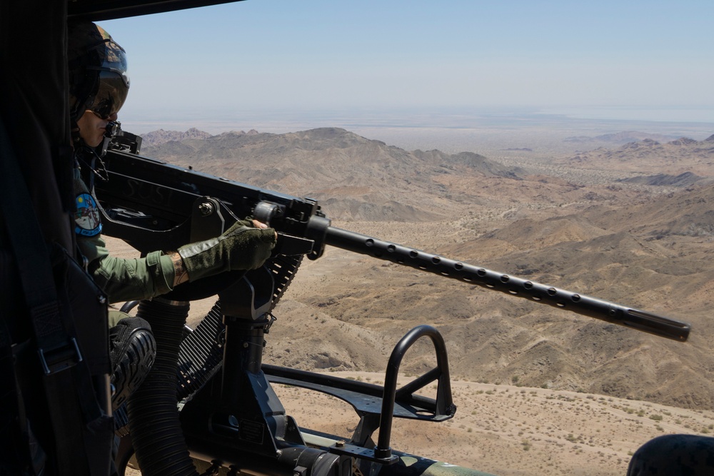 HMLA-775 Marines conduct offensive air support training