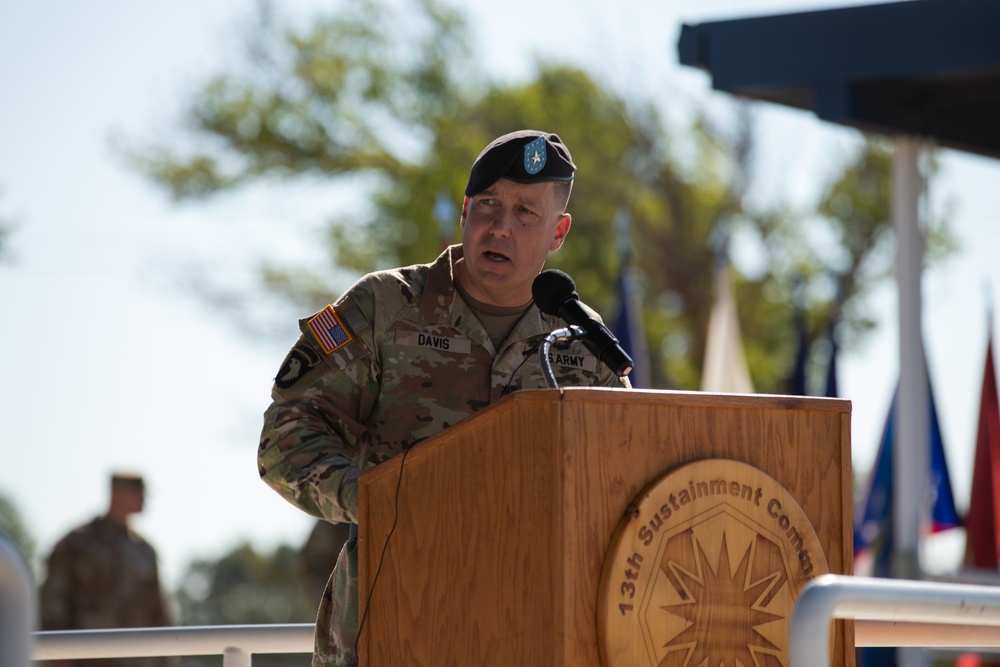 DVIDS - Images - 13th Expeditionary Sustainment Command Change of ...