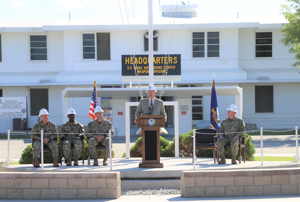 NAVFAC Officer in Charge of Construction China Lake  Hosts a Change of Command Ceremony