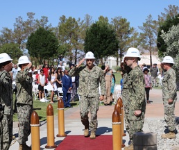 NAVFAC Officer in Charge of Construction China Lake  Hosts a Change of Command Ceremony