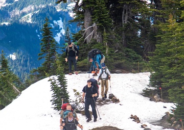 Cold Steel Team Climbs to Camp Muir