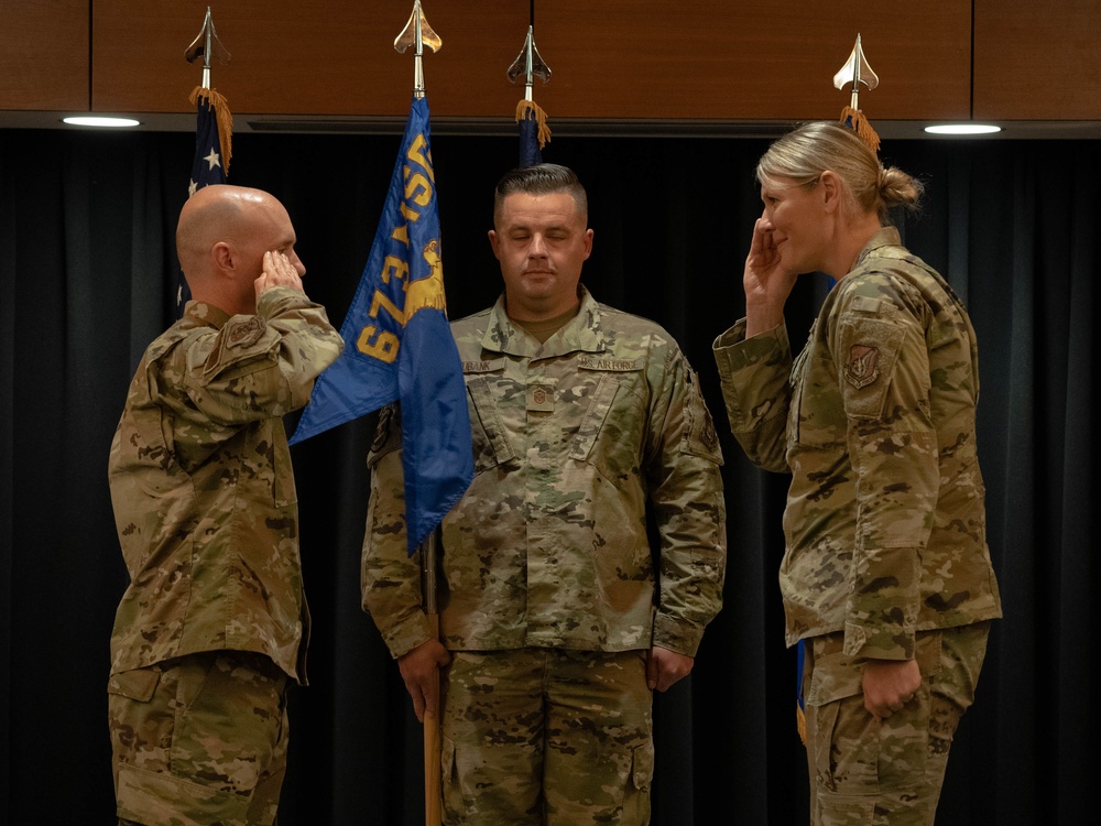 673d Force Support Squadron Change-of-Command