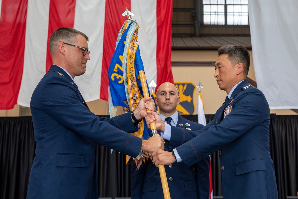 The 374th OG Change of Command ceremony