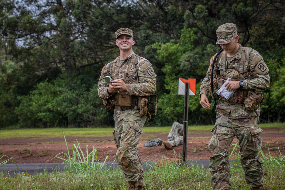 USARPAC Best Squad Competition 2022: Hawaii, Soldier conducts Land Nav