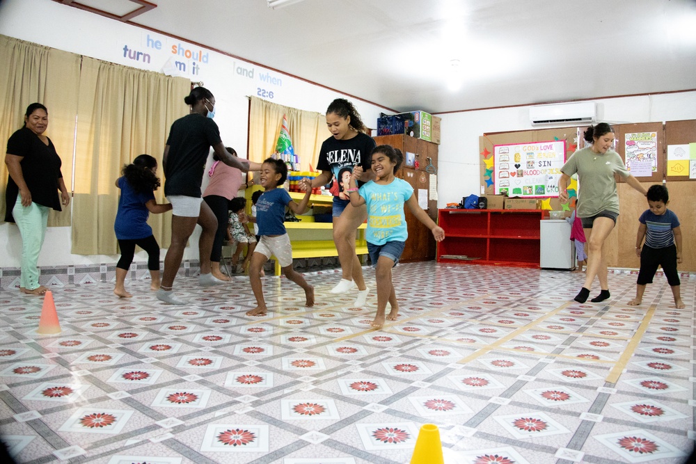 Marines and Sailors Volunteer for VBS | Task Force Koa Moana 22