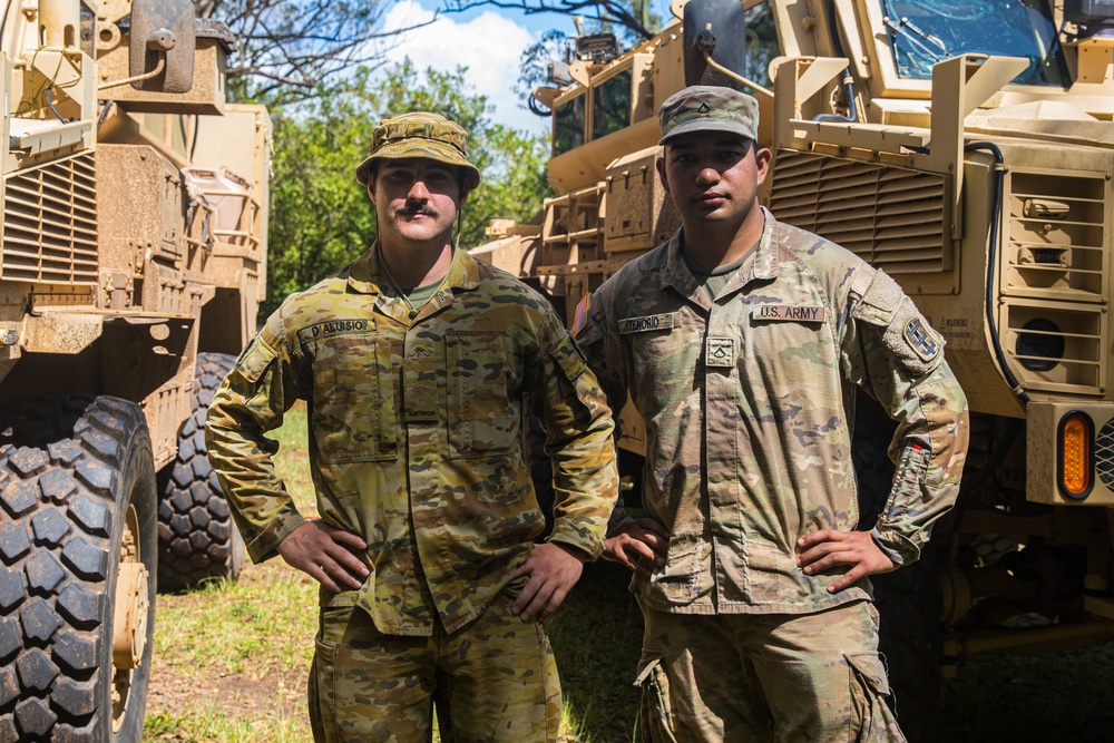 Joint forces conduct land navigation