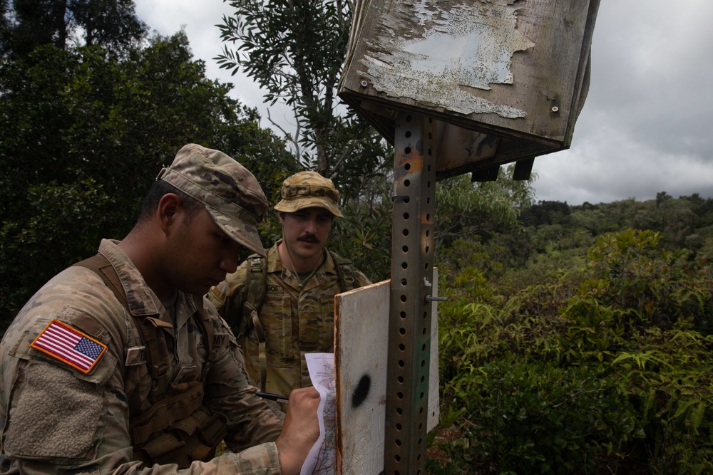 Joint forces conduct land navigation