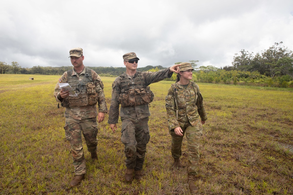 Joint forces conduct land navigation