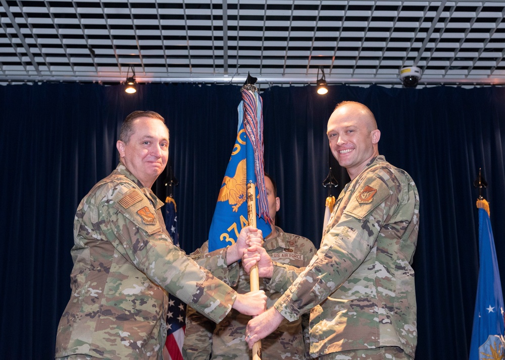 374th FSS change of command