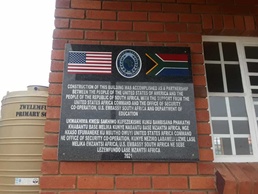 U.S. Army helps improve South African schools, clinics