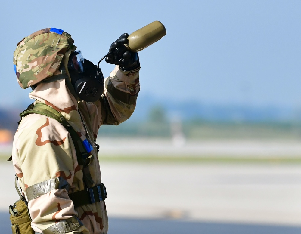 122nd Fighter Wing tests readiness during large scale exercise