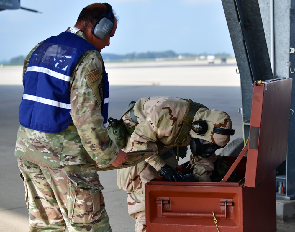 122nd Fighter Wing tests readiness during large scale exercise