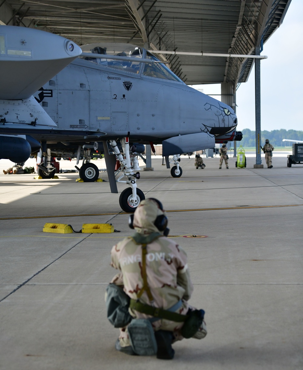 122nd Fighter Wing tests readiness during large scale exercise