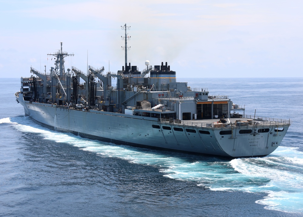 USNS Medgar Evers (T-AKE 13) Underway