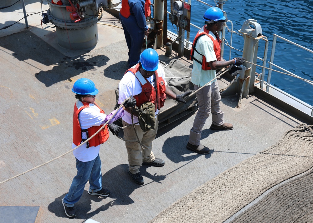 USNS Medgar Evers (T-AKE 13) Underway