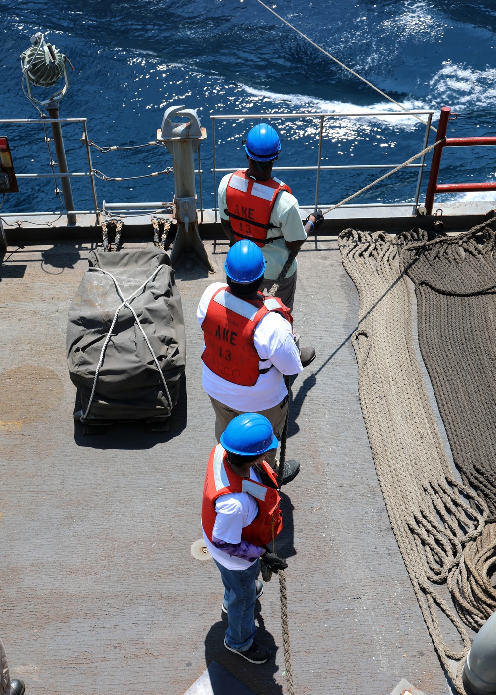 USNS Medgar Evers (T-AKE 13) Underway