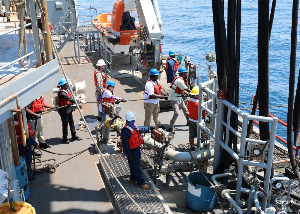 USNS Medgar Evers (T-AKE 13) Underway