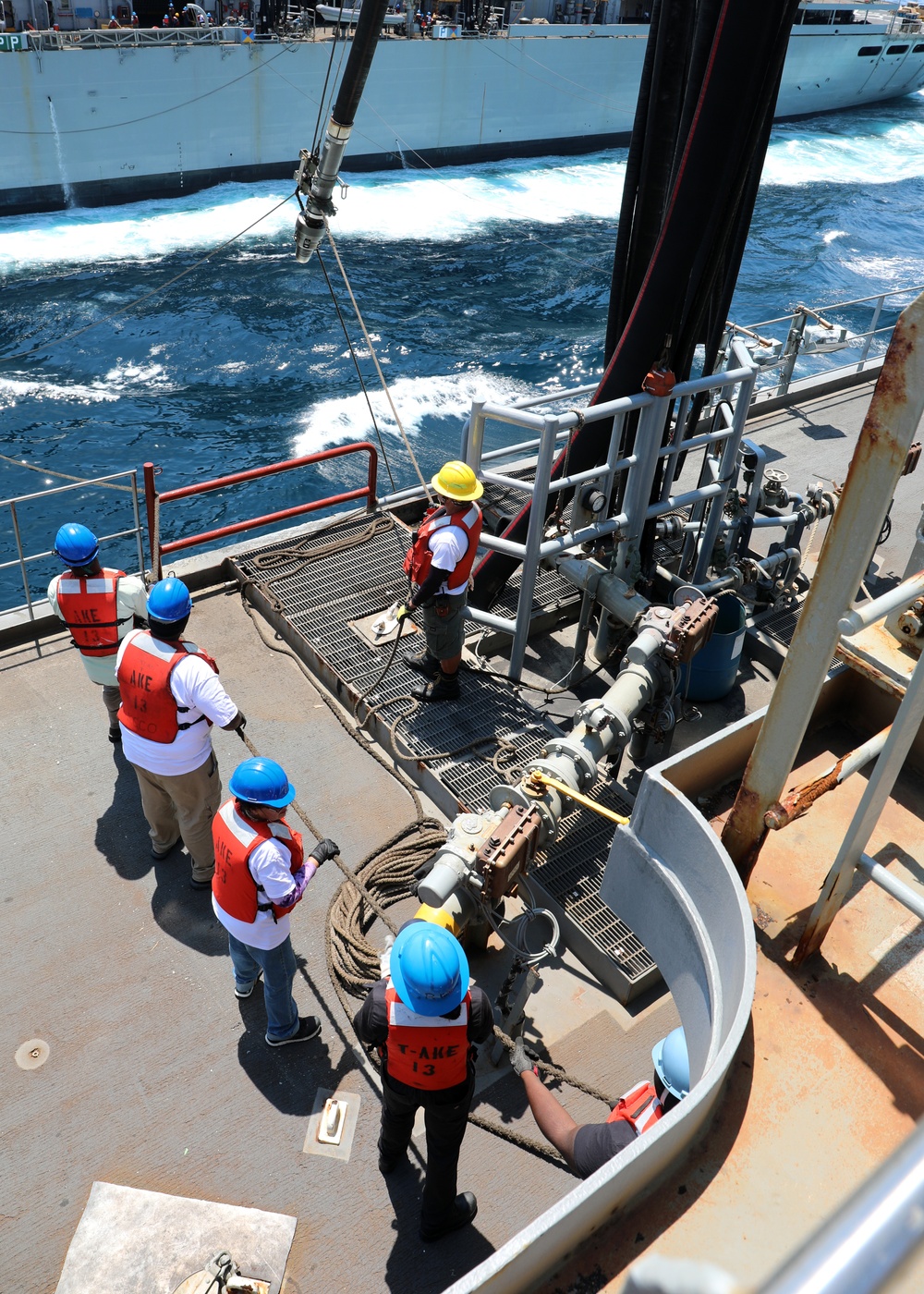 USNS Medgar Evers (T-AKE 13) Underway