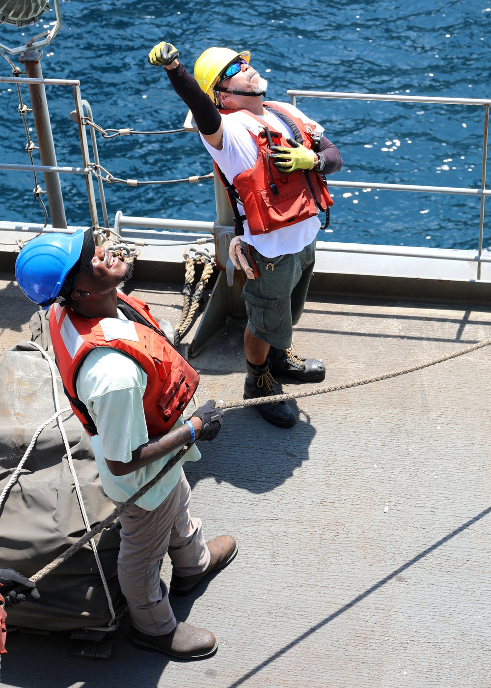 USNS Medgar Evers (T-AKE 13) Underway