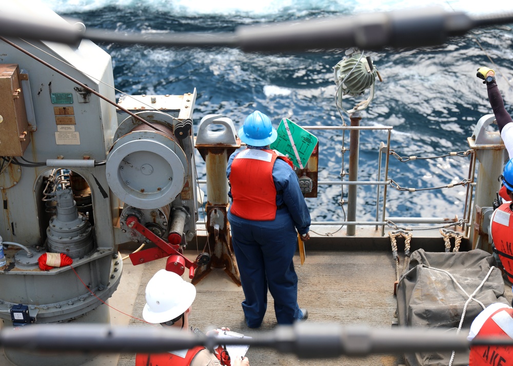 USNS Medgar Evers (T-AKE 13) Underway