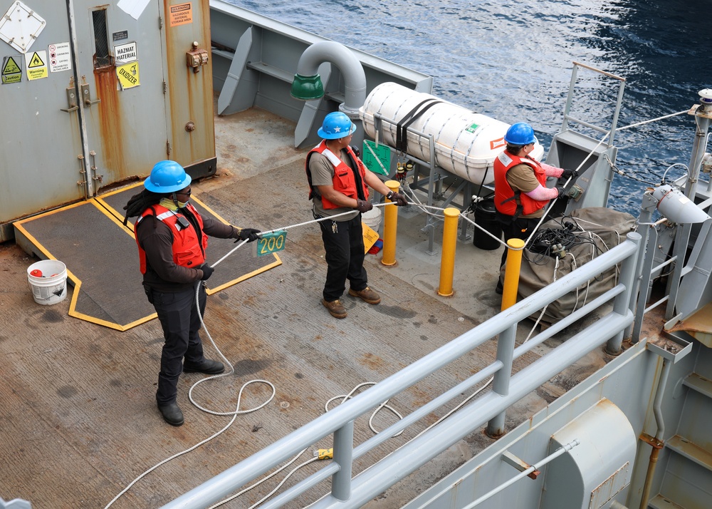 USNS Medgar Evers (T-AKE 13) Underway